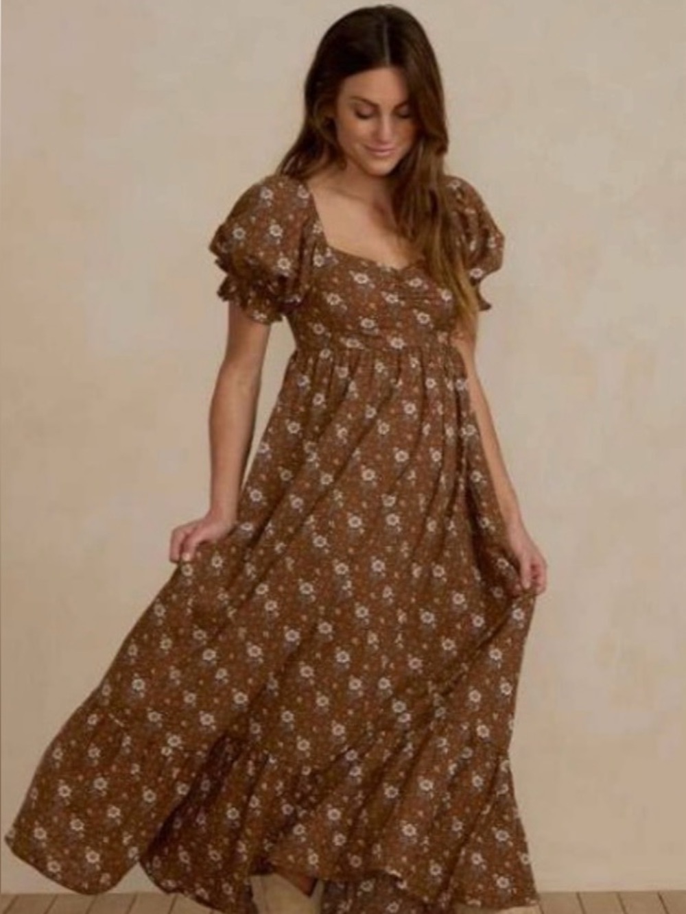 Rylee + Cru Chloe Dress in Autumn Rose